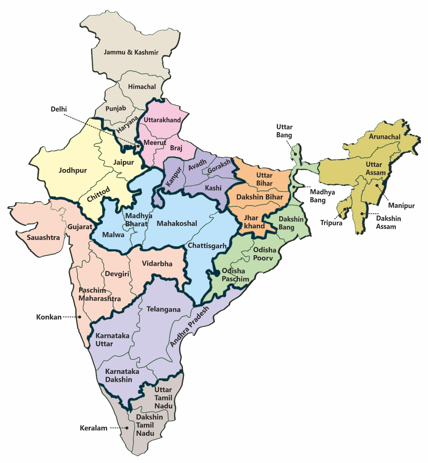 RSB India Network Map